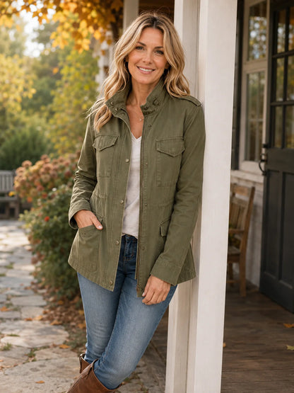 Klassische Utility-Jacke für Damen