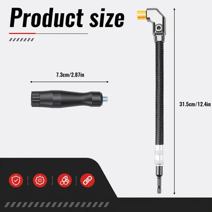 Right Angle Drill Adapter for Tight Spaces