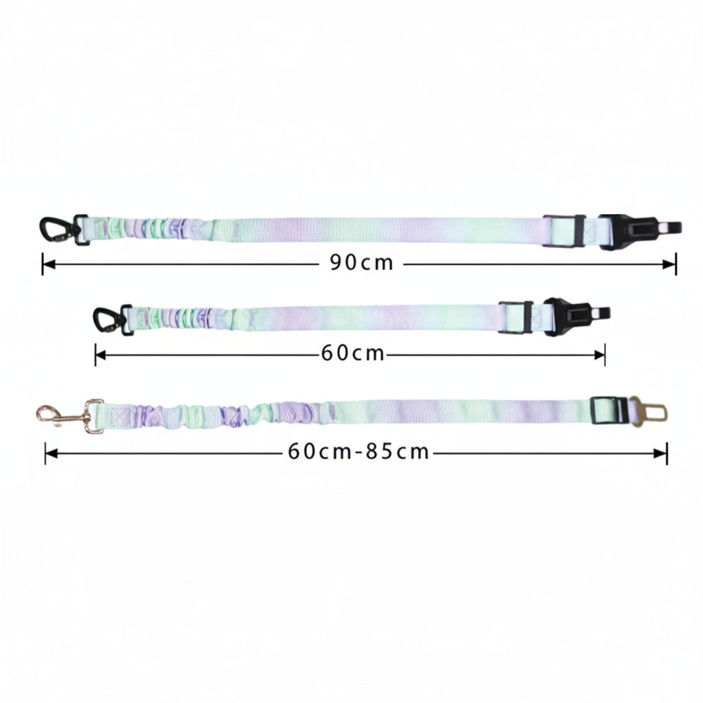Elastic Retractable Pet Car Safety Seat Belt for Cats and Small Dogs