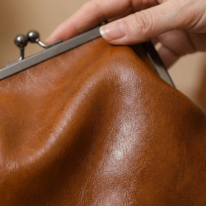 Kiss Lock-väska för Kvinnor med Handtag på Toppen