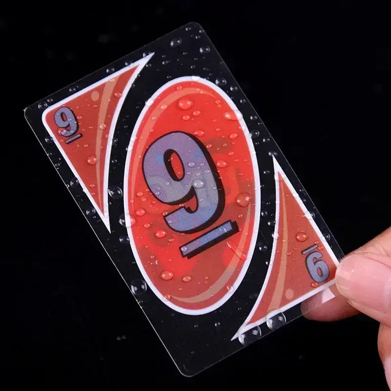 Waterproof clear card-game detail 1